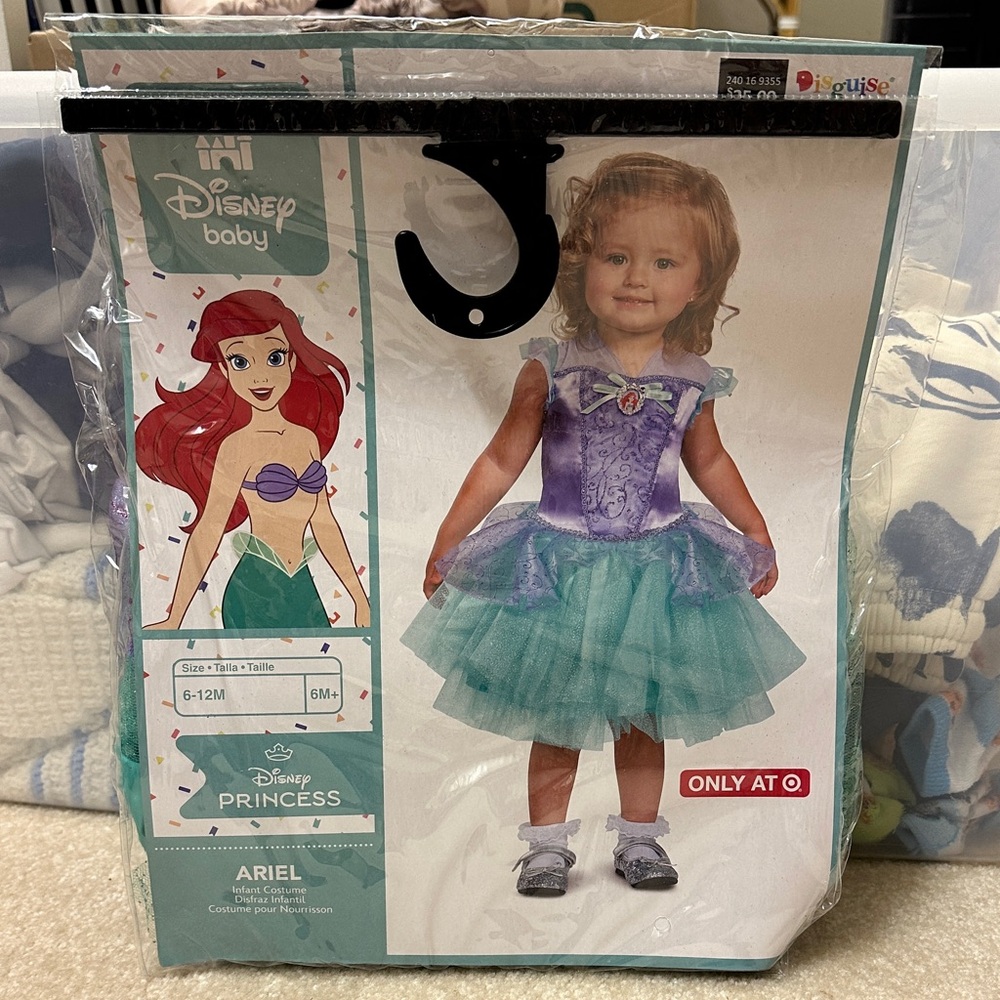 Disney Baby Ariel Dress Costume (target) never worn